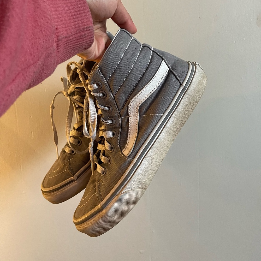Grey Hi-Top Vans